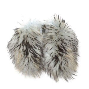 Mr&Mrs Italy Fur Grey Scarf Women Light Blue Scarves